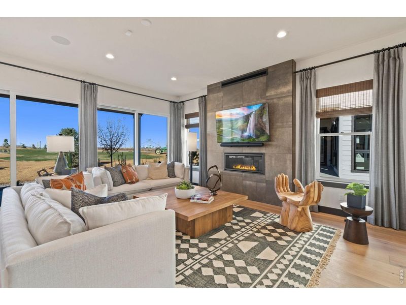 Furnished interior view inside a new home in , Fort Collins (Image 13).