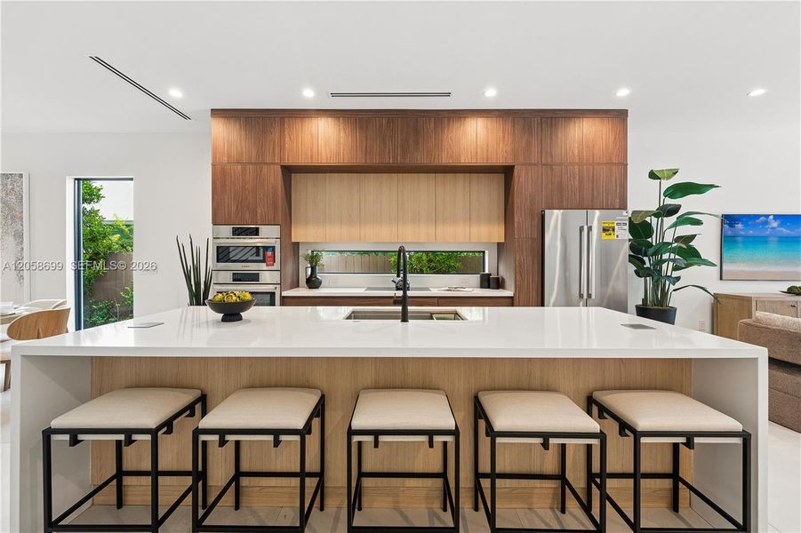 Furnished interior view inside a new home in , Miami (Image 14).