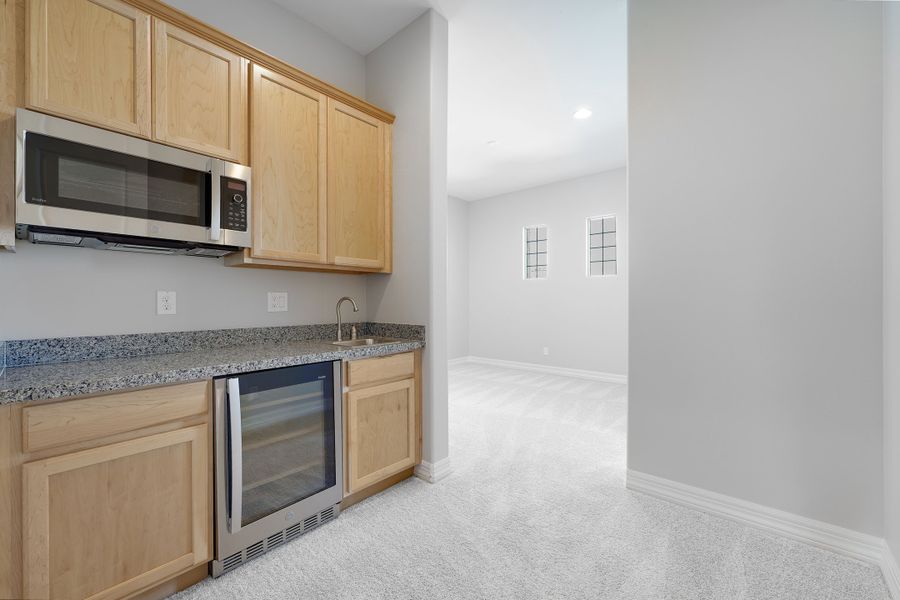 Furnished interior view inside a new home in Ellsworth Ranch Capstone Collection, Queen Creek (Image 9). Furnished interior view inside a new home in Ellsworth Ranch Capstone Collection, Queen Creek (Image 9).
