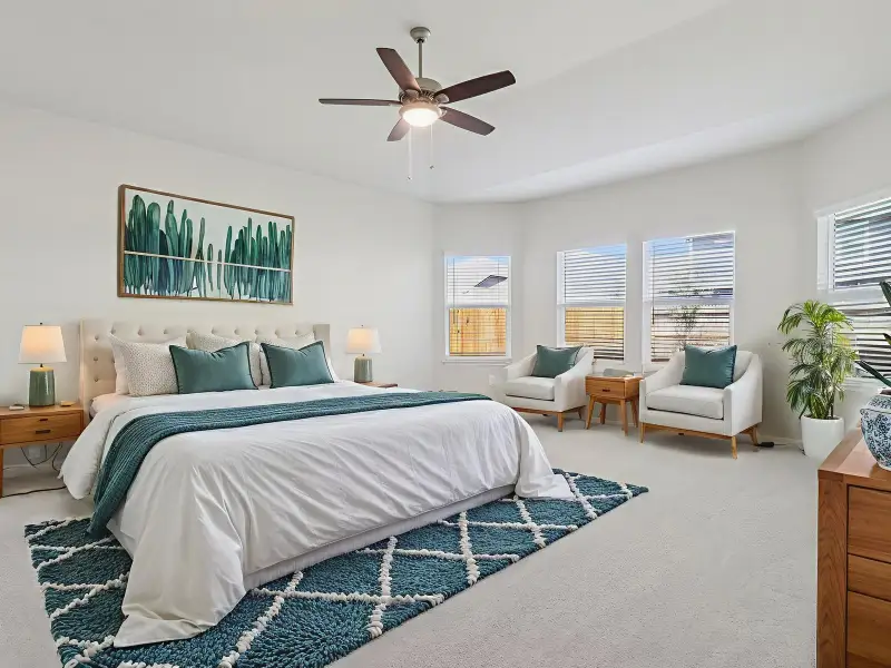 Furnished interior view inside a new home in , Marion (Image 5). Furnished interior view inside a new home in , Marion (Image 5).