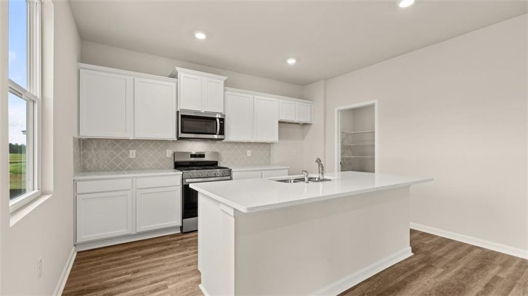 Furnished interior view inside a new home in Preserve at Dove Creek, Statham (Image 4).