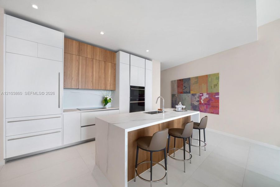 Furnished interior view inside a new home in , Miami (Image 14).