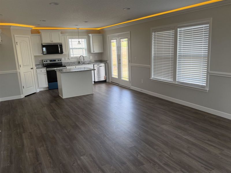Spacious, unfurnished interior of a new home in Stones Throw, Inman (Image 8). Spacious, unfurnished interior of a new home in Stones Throw, Inman (Image 8).