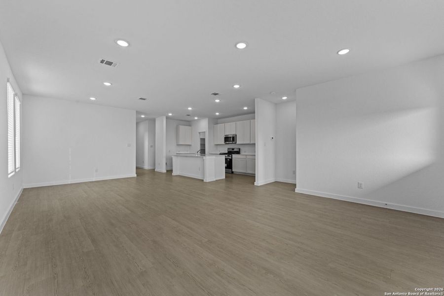 Spacious, unfurnished interior of a new home in Voss Farms: Coastline Collection, New Braunfels (Image 23).