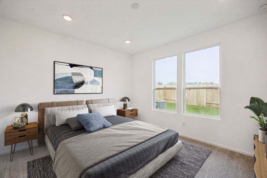 Furnished interior view inside a new home in Montgomery Bend, Montgomery (Image 14). Furnished interior view inside a new home in Montgomery Bend, Montgomery (Image 14).