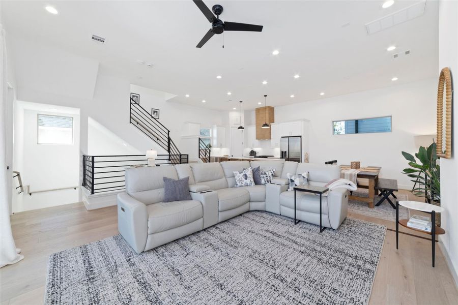 Furnished interior view inside a new home in , Houston (Image 7). Furnished interior view inside a new home in , Houston (Image 7).