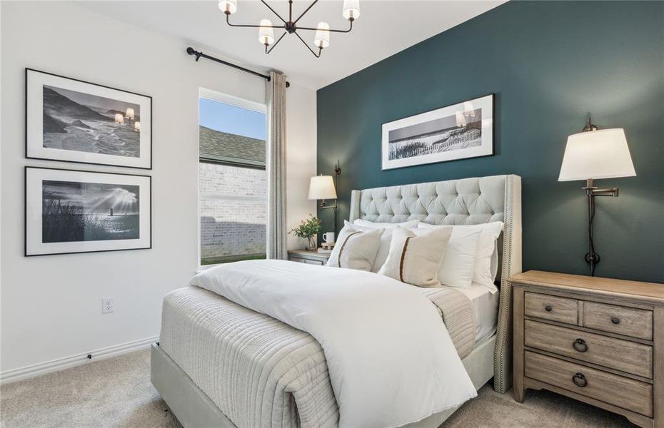 Secondary bedroom *real home pictured Secondary bedroom *real home pictured