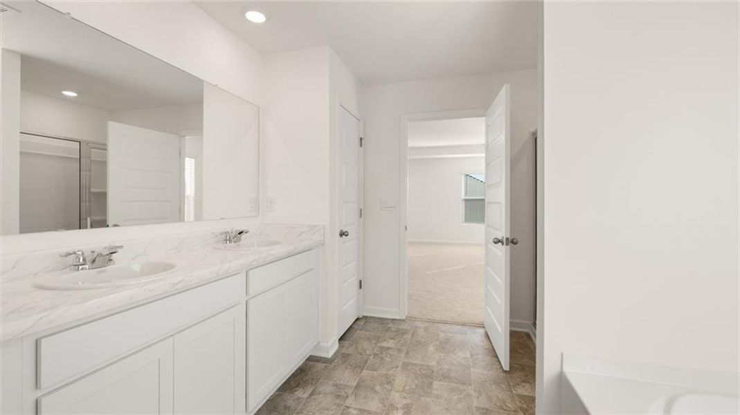 Furnished interior view inside a new home in Bridle Creek, Locust Grove (Image 10).