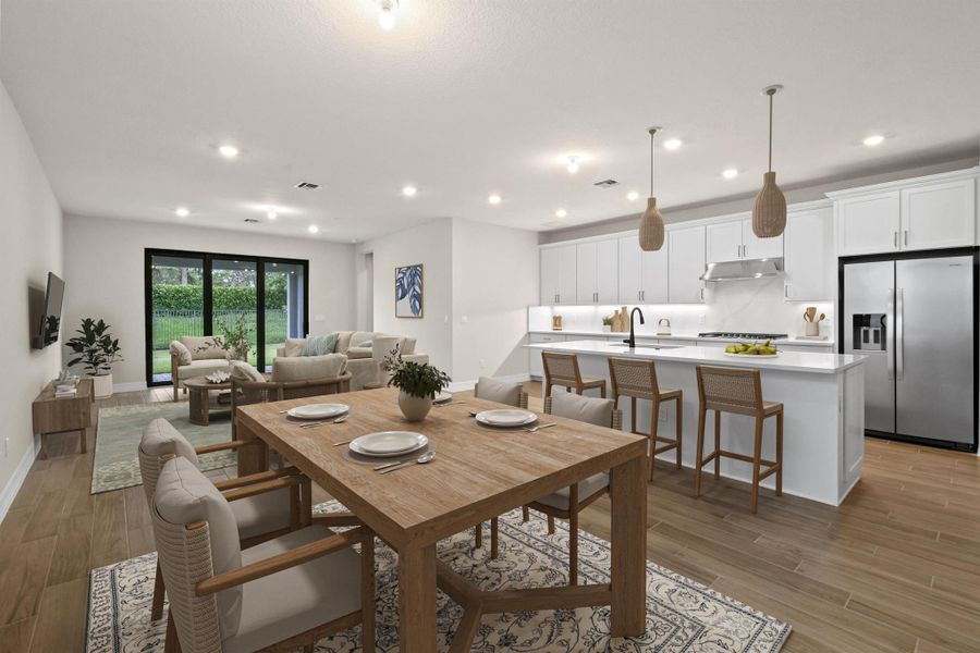 Furnished interior view inside a new home in Heron Preserve, Port St. Lucie (Image 11).