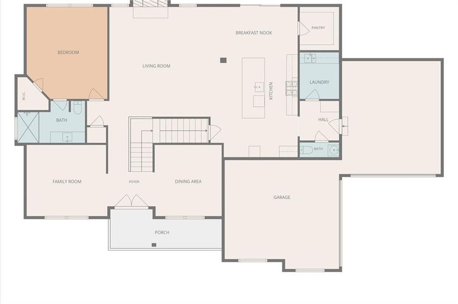 2D floor plan layout of this home in , Flowery Branch, GA (Image 37). 2D floor plan layout of this home in , Flowery Branch, GA (Image 37).