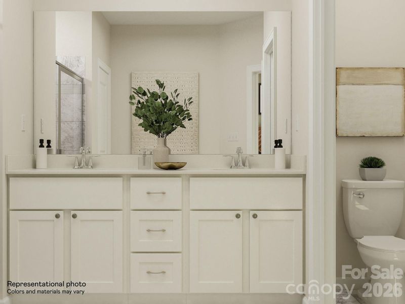 Furnished interior view inside a new home in Redhawk, Belmont (Image 14).