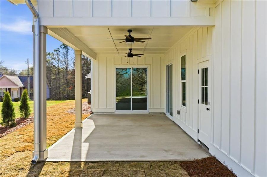 Exterior details and patio area of a home in , Ball Ground (Image 23).
