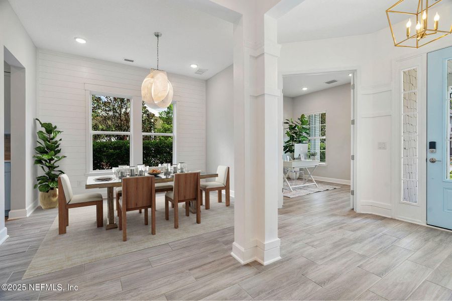 Furnished interior view inside a new home in Palm Crest AT Seabrook, Ponte Vedra (Image 43).