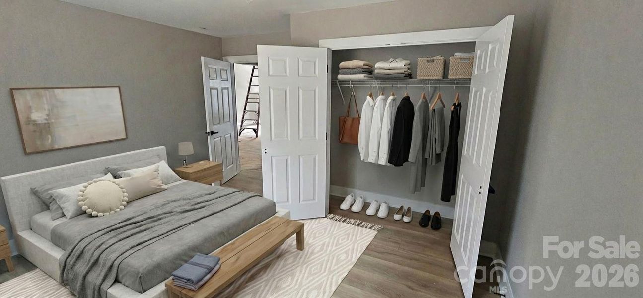 Furnished interior view inside a new home in , Clover (Image 6).