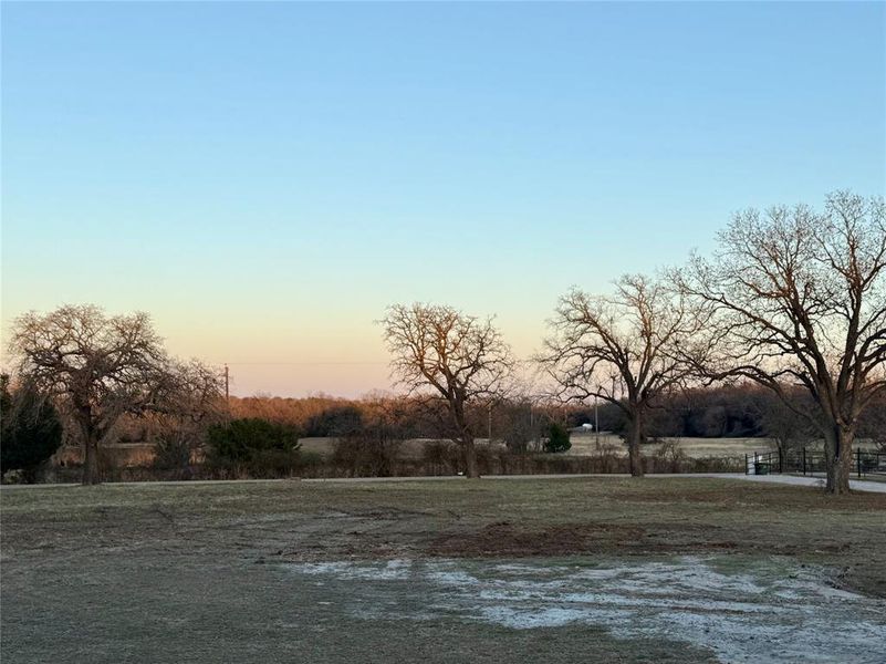 View from the front porch