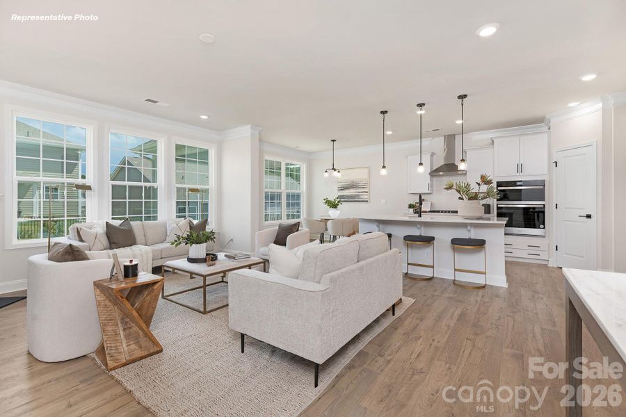 Furnished interior view inside a new home in Sylvan Creek, Denver (Image 5).