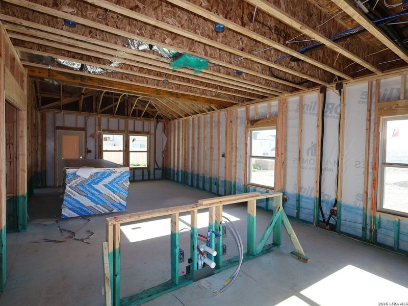 In-progress construction of a new home in Paloma Park, Converse, TX (Image 32).
