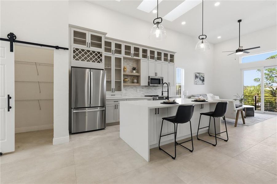 Furnished interior view inside a new home in , New Port Richey (Image 41).
