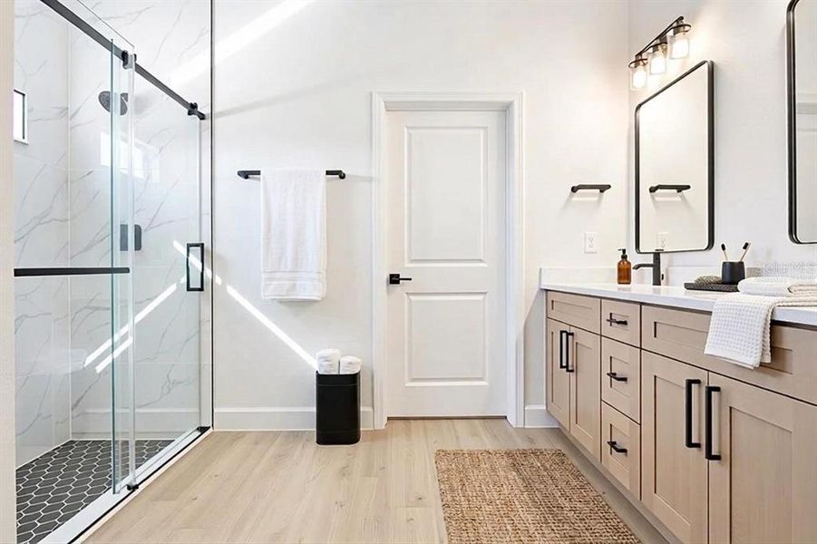 Furnished interior view inside a new home in , Ocala (Image 14).