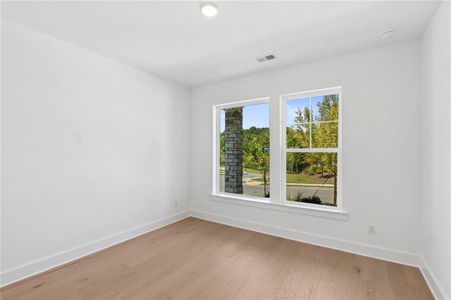 Spacious, unfurnished interior of a new home in Crescent Pointe at Great Sky, Canton (Image 15). Spacious, unfurnished interior of a new home in Crescent Pointe at Great Sky, Canton (Image 15).