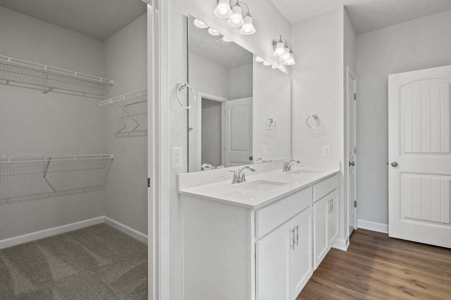 Representative furnished interior of a home built from the Camellia by Caviness & Cates Communities in Bartlett Manor, Youngsville (Image 24).