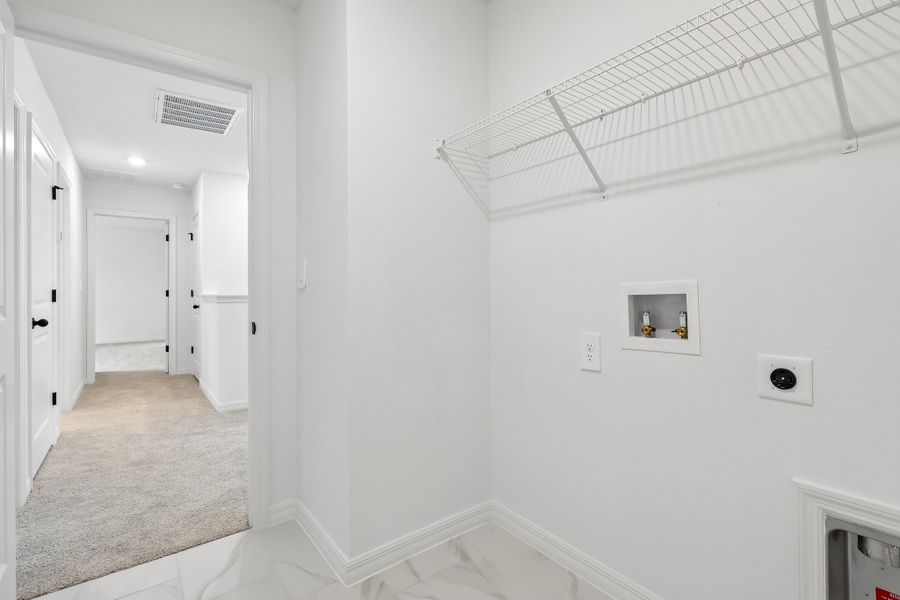 Representative unfurnished interior of a home built from the Florence by Hartizen Homes in Estes Reserve, Eustis (Image 98). Representative unfurnished interior of a home built from the Florence by Hartizen Homes in Estes Reserve, Eustis (Image 98).