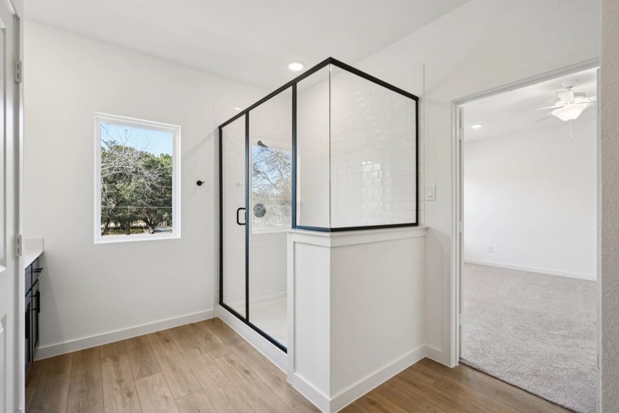 Primary Bathroom featuring the Minimalist Collection Primary Bathroom featuring the Minimalist Collection