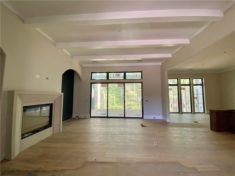 In-progress construction of a new home in , Acworth, GA (Image 55).