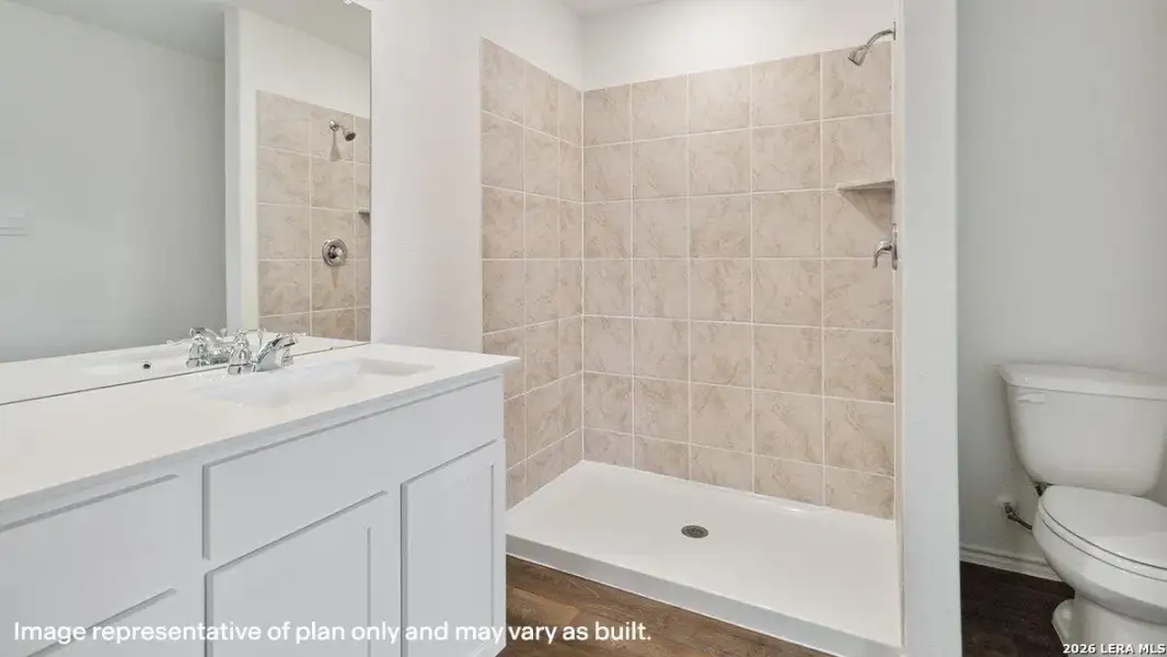 Furnished interior view inside a new home in Avenida, Converse (Image 7).