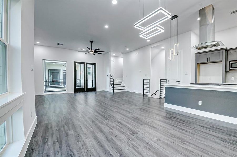 Spacious, unfurnished interior of a new home in , Houston (Image 9). Spacious, unfurnished interior of a new home in , Houston (Image 9).