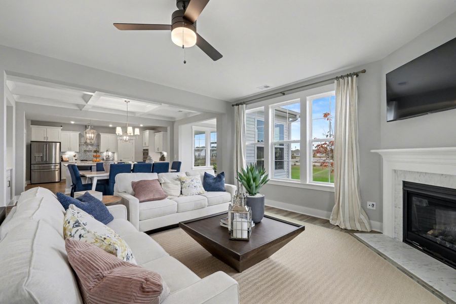 Furnished interior view inside a new home in , Summerville (Image 10).