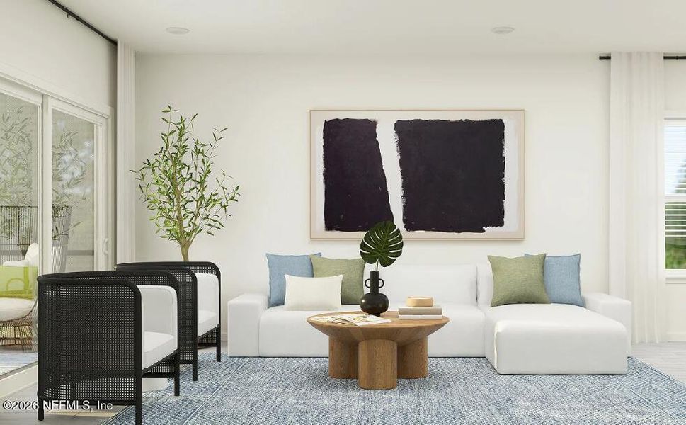 Furnished interior view inside a new home in Granary Park, Green Cove Springs (Image 13).