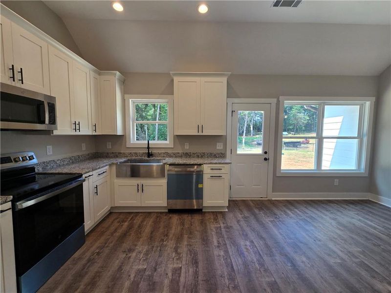 Furnished interior view inside a new home in , Hartwell (Image 6).