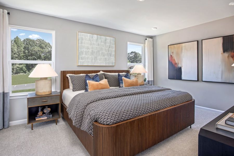 Representative furnished interior of a home built from the 1445 Modeled by KB Home in Biltmore, Raleigh (Image 8). Representative furnished interior of a home built from the 1445 Modeled by KB Home in Biltmore, Raleigh (Image 8).