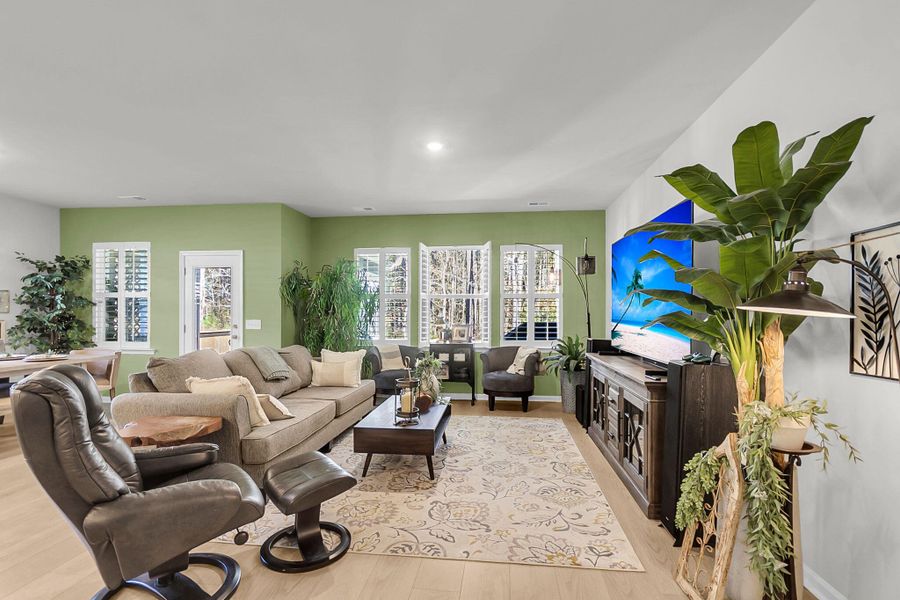 Furnished interior view inside a new home in Sweetgrass at Summers Corner: Arbor Collection, Summerville (Image 15).