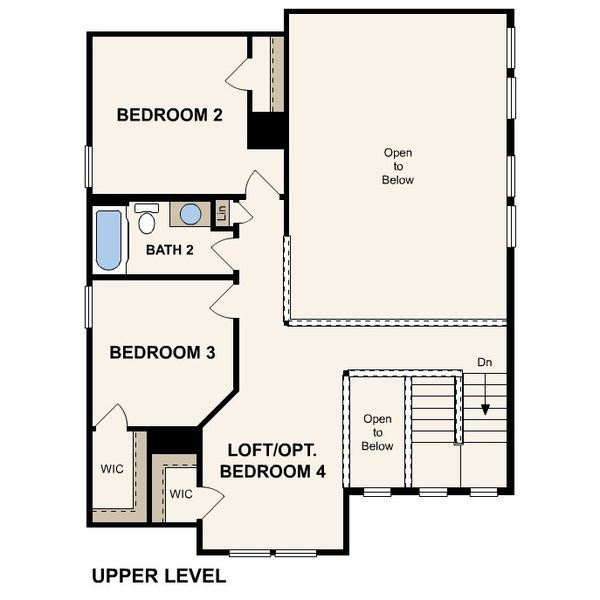 2D floor plan layout for the Victoria by Century Communities in Liberty Collection at Fulshear Lakes, Fulshear, TX (Image 4).