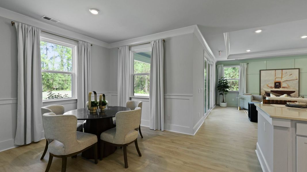 Representative furnished interior of a home built from the CAMDEN by D.R. Horton in Berkeley Bay, Ridgeville (Image 21).