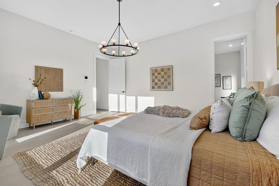 Furnished interior view inside a new home in The Grove, Fort Worth (Image 4).