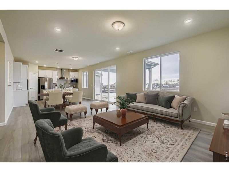 Furnished interior view inside a new home in Country Club Reserve, Fort Collins (Image 8).