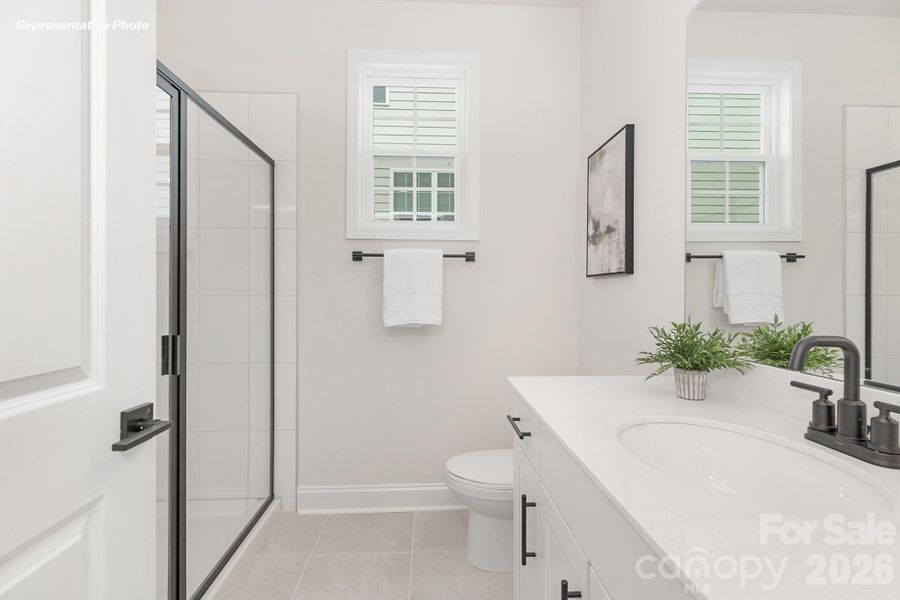 Furnished interior view inside a new home in Sylvan Creek, Denver (Image 26).