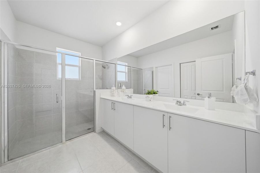 Furnished interior view inside a new home in , Miami (Image 13).