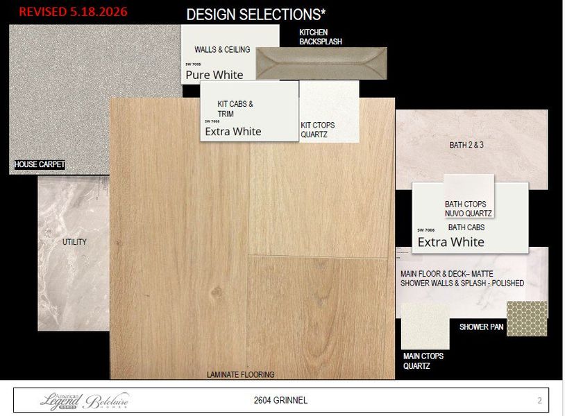 Representative photo of design selections for 2604 Grinnel Representative photo of design selections for 2604 Grinnel