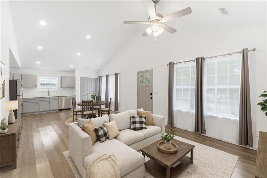 Furnished interior view inside a new home in , Rome (Image 11).