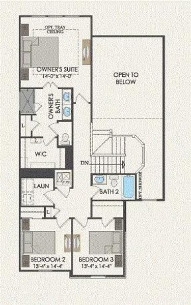 Pulte Homes, Gordon floor plan