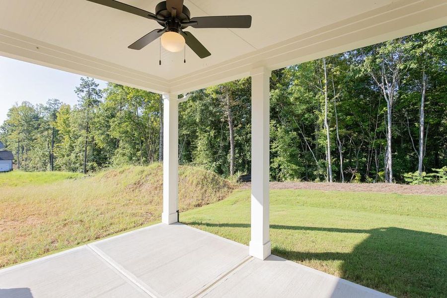 Exterior details and patio area of a home in , Buford (Image 2). Exterior details and patio area of a home in , Buford (Image 2).