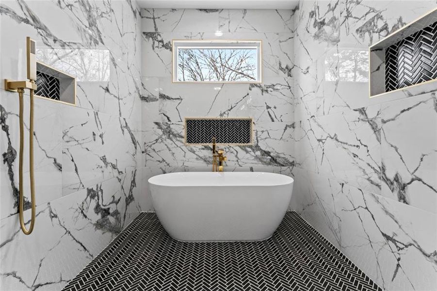 Furnished interior view inside a new home in , Atlanta (Image 6).