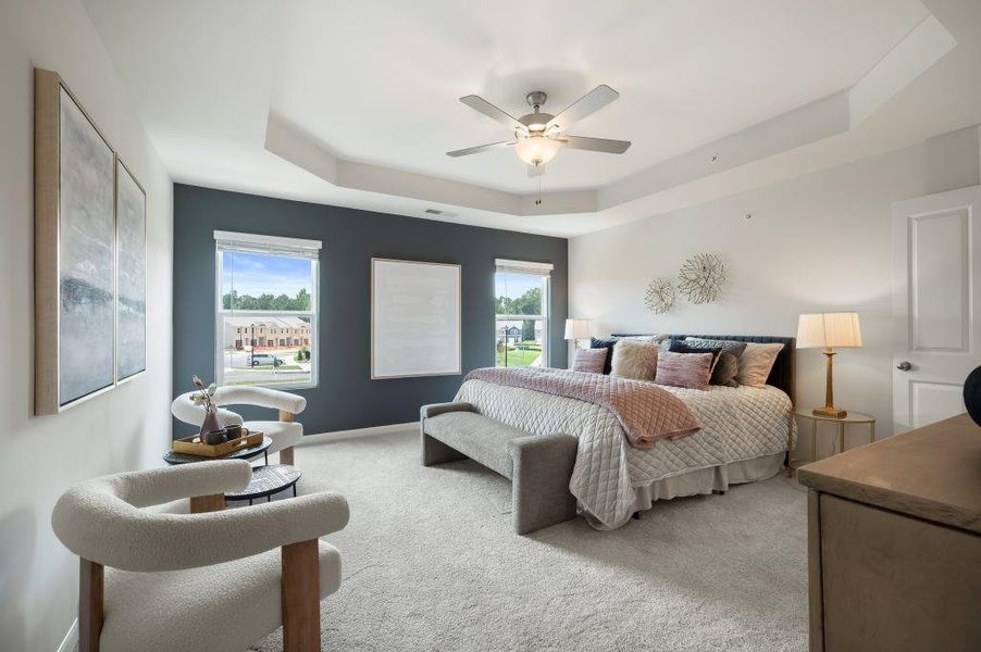 Furnished interior view inside a new home in Walden Park – The Collection, Jonesboro (Image 9). Furnished interior view inside a new home in Walden Park – The Collection, Jonesboro (Image 9).