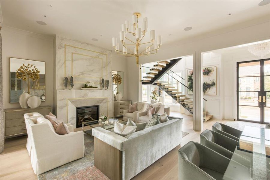 Furnished interior view inside a new home in , Southlake (Image 18).