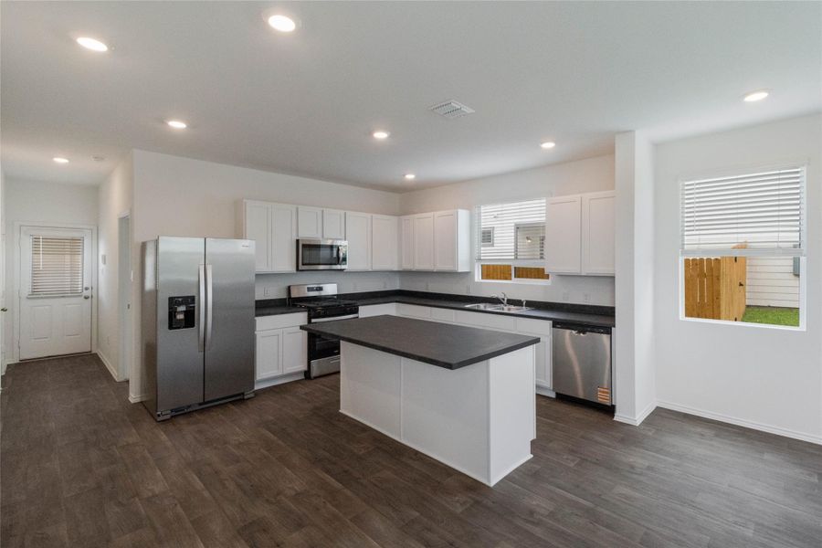 Furnished interior view inside a new home in Valverde, Bastrop (Image 6). Furnished interior view inside a new home in Valverde, Bastrop (Image 6).