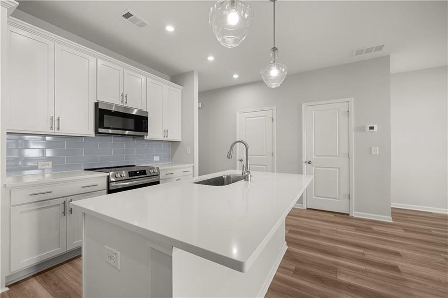 Furnished interior view inside a new home in Stegall Village, Emerson (Image 15). Furnished interior view inside a new home in Stegall Village, Emerson (Image 15).